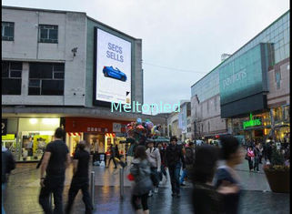 Electronic Outdoor Led Advertising Billboard P10 1R1G1B Aluminum or Iron