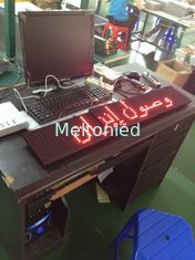 Single Color Programmable Bus Moving Message LED Sign , P16 Red Commercial Led Display