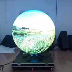 P4 SMD Curved Led Display High Definition Video Ball in the Museum