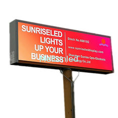 Video Giant outdoor LED Screens P8 Smd Wide Viewing Angle 100000 Hours Life Span